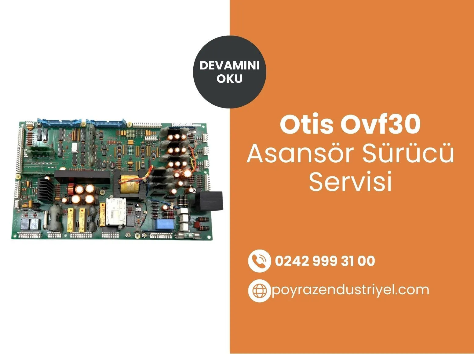 Otis Ovf30 Asansör Sürücü Servisi